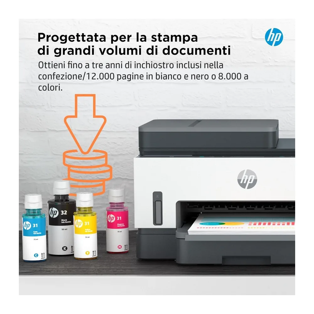 HP Smart Tank Plus 7305 AiO 28B75A, Stampante Multifunzione a Colori, Serbatoio d'Inchiostro ad Alto Volume — 3