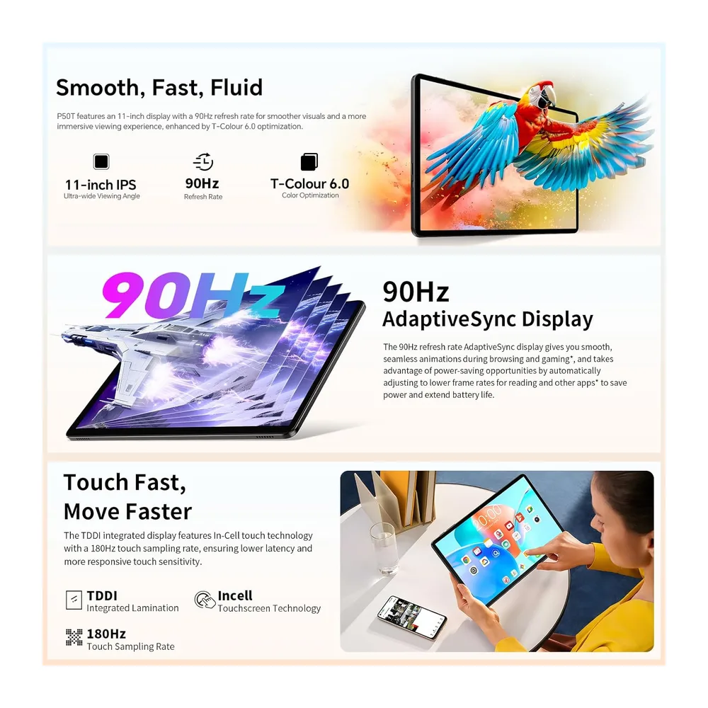 TECLAST P50T Android 16 Tablet 11 Pollici Gemini AI — 2