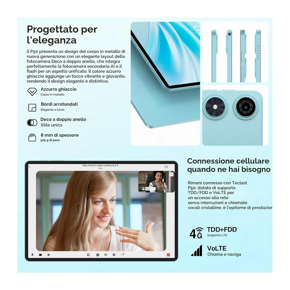 TECLAST P50 Tablet 11 Pollici 90Hz Tablets Android 16 — 5