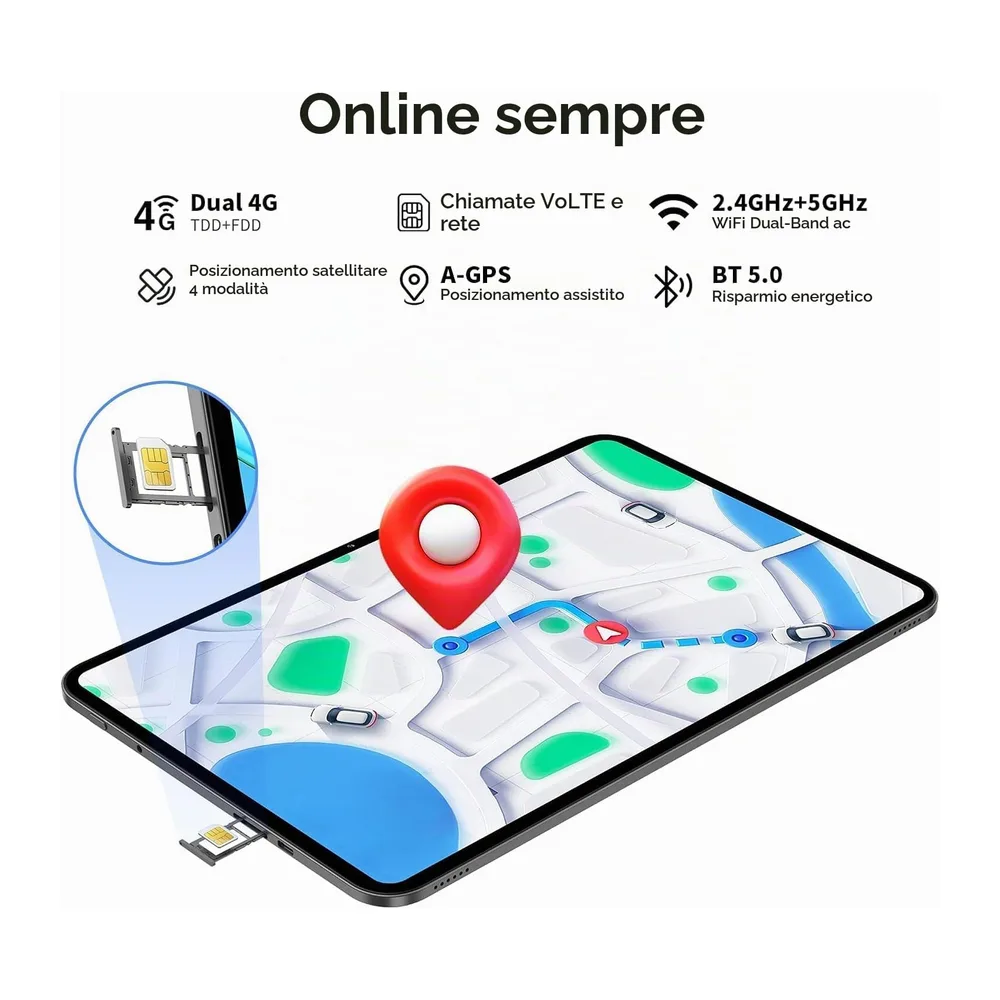 TECLAST T65 13.4" 120Hz Android16 4G Lte — 5