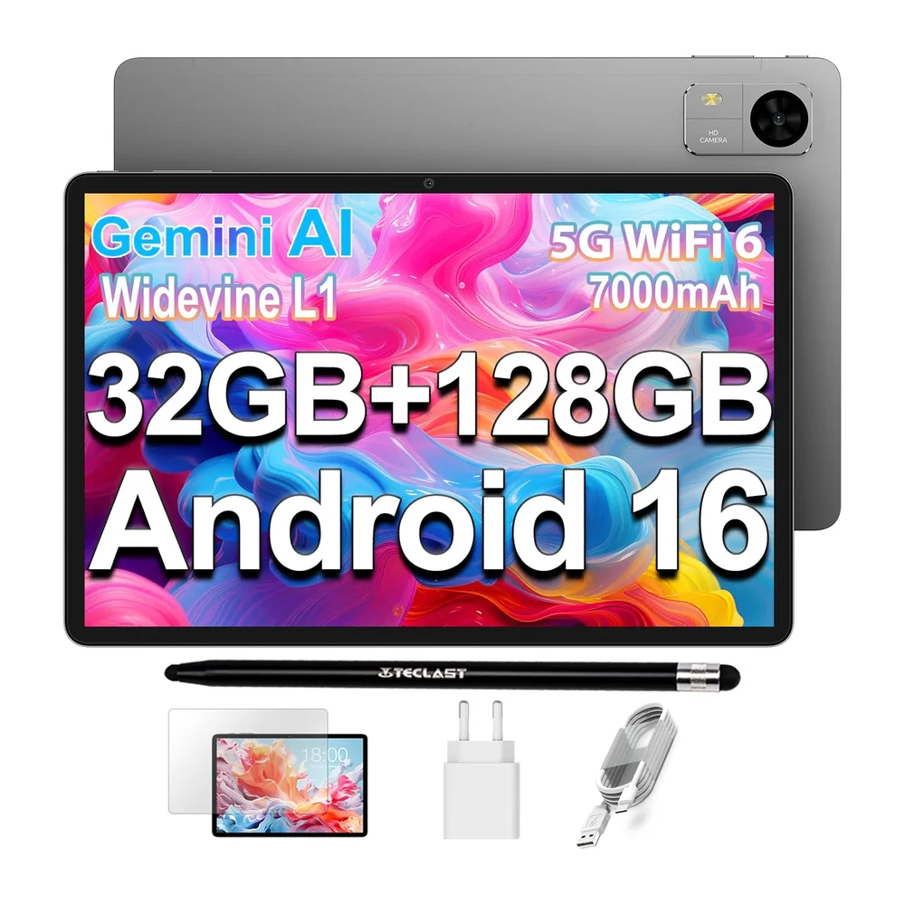 TECLAST M50T Android 16 Tablet 10.1 Pollici Gemini AI