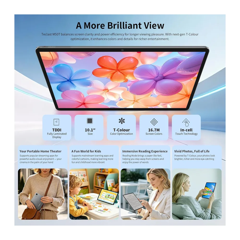 TECLAST M50T Android 16 Tablet 10.1 Pollici Gemini AI — 4