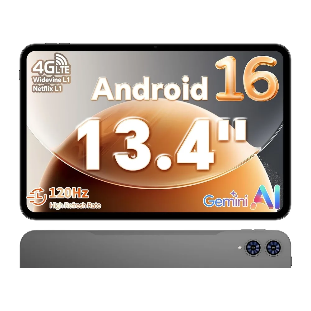 TECLAST T65 13.4" 120Hz Android16 4G Lte