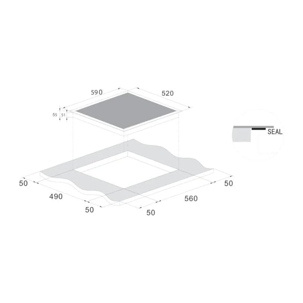 Candy Idea Piano Cottura a Induzione 4 Fuochi — 6
