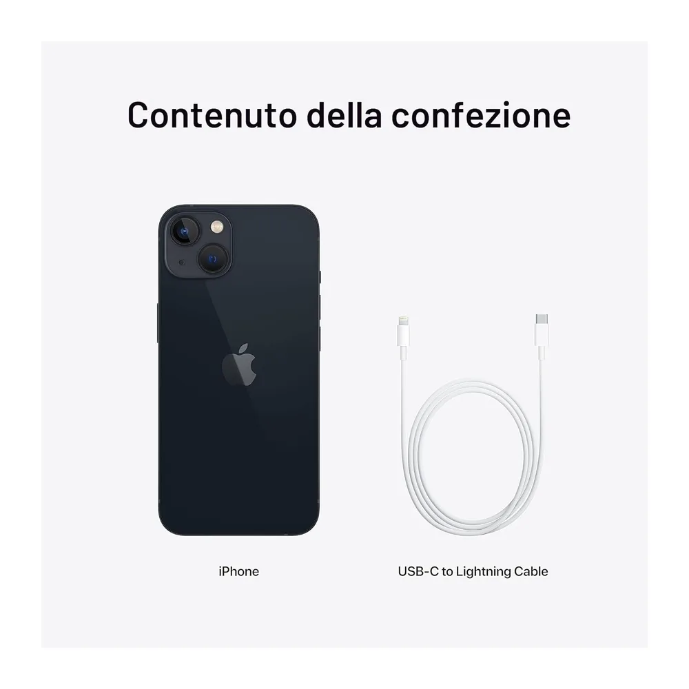 Apple iPhone 13, 128GB, Mezzanotte (Ricondizionato) — 6