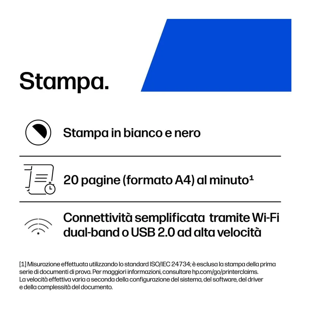 HP LaserJet M140w 7MD72F, Stampante Multifunzione Laser A4, Monocromatica, Stampa Fronte e Retro Manuale in — 2