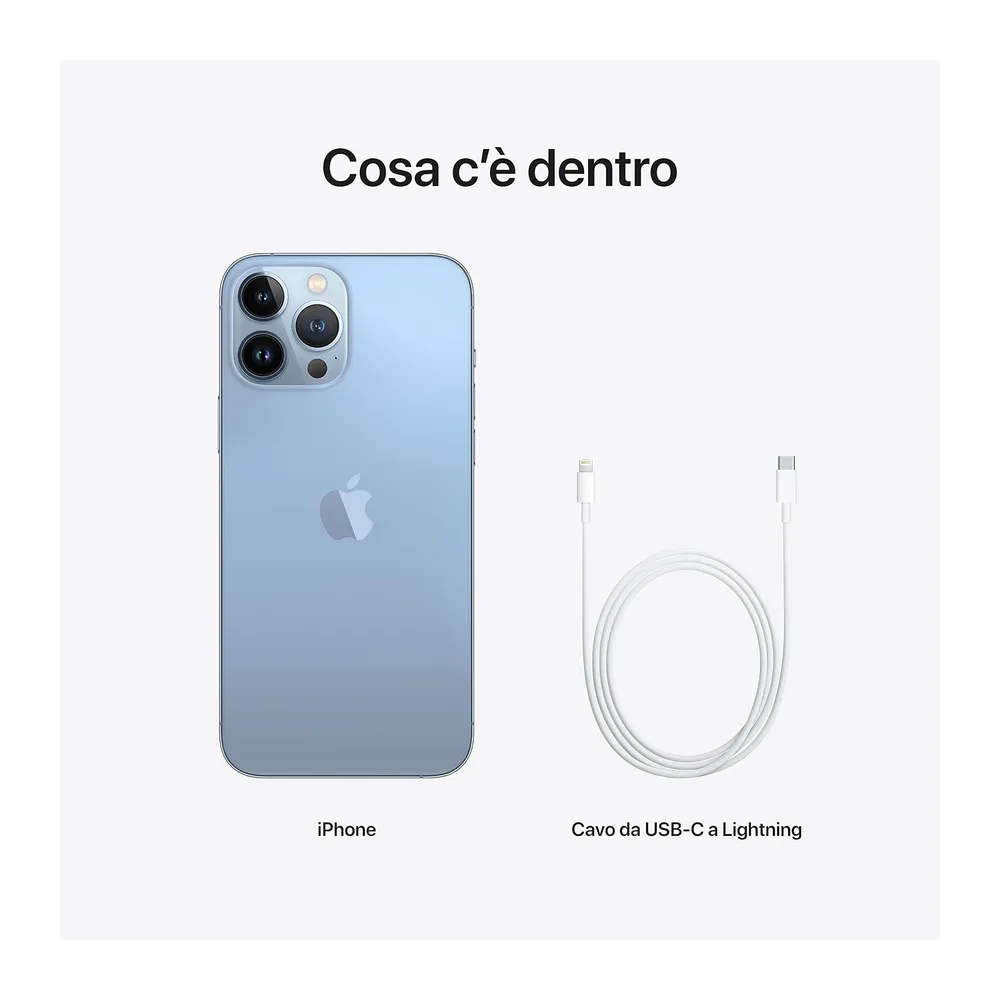 Apple iPhone 13 Pro Max 256GB - Azzurro Sierra (Ricondizionato) — 6