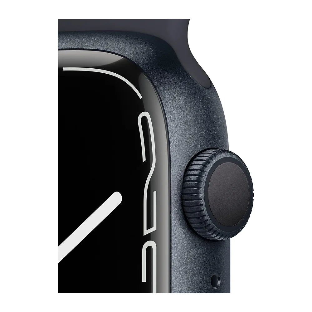 Apple Watch Series 7 (GPS, 45MM) - Cassa in alluminio Midnight con cinturino Midnight Sport (Ricondizionato) — 2