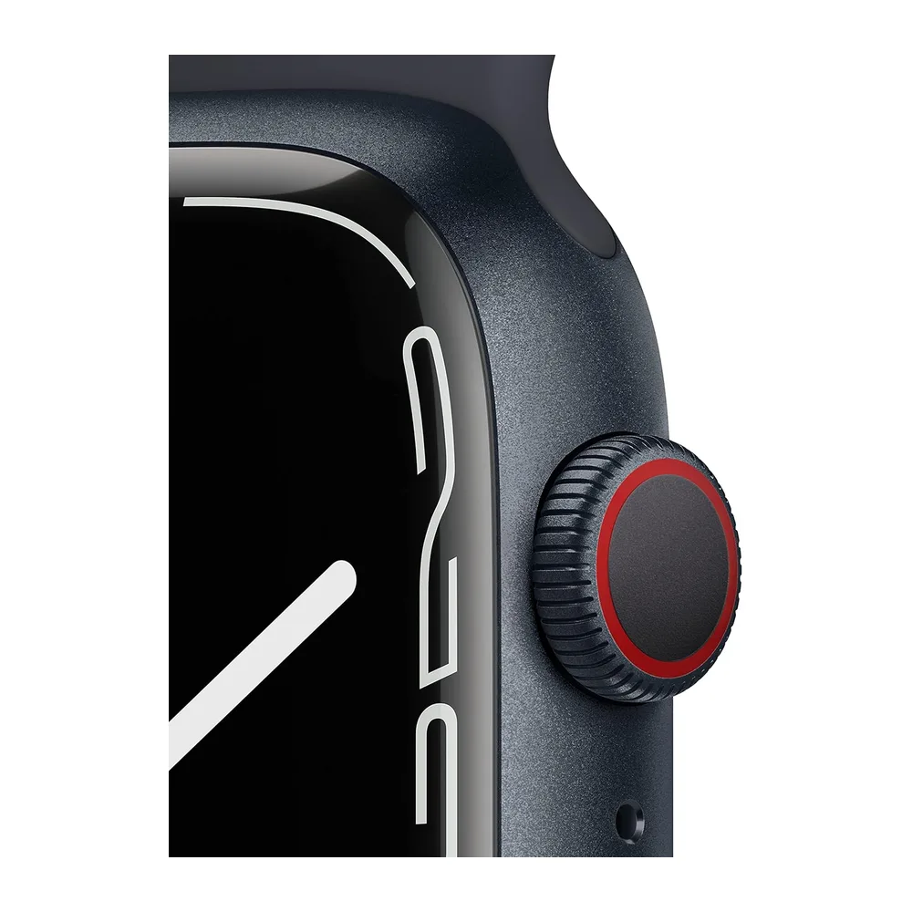 Apple Watch Series 7 (GPS + Cellulare, 45MM) Cassa in Alluminio Mezzanotte con Cinturino Sport Mezzanotte — 2