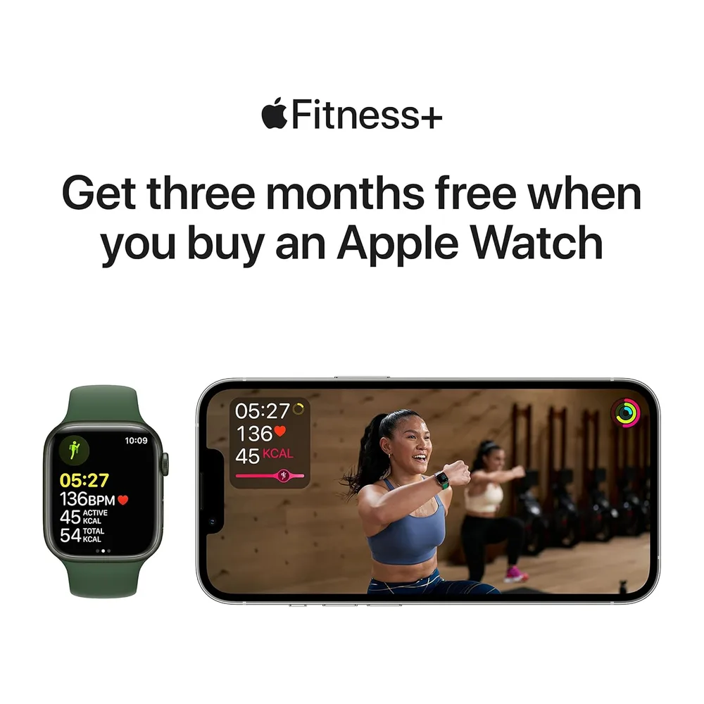 Apple Watch Series 7 (GPS + Cellulare, 45MM) Cassa in Alluminio Mezzanotte con Cinturino Sport Mezzanotte — 6