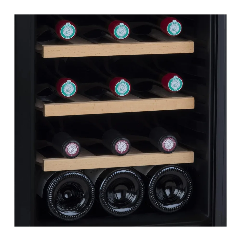 H.Koenig Cantinetta da vino AGE12, 12 Bottiglie, Tecnologia Termoelettrica e Silenziosa, 31L, Temperatura — 5