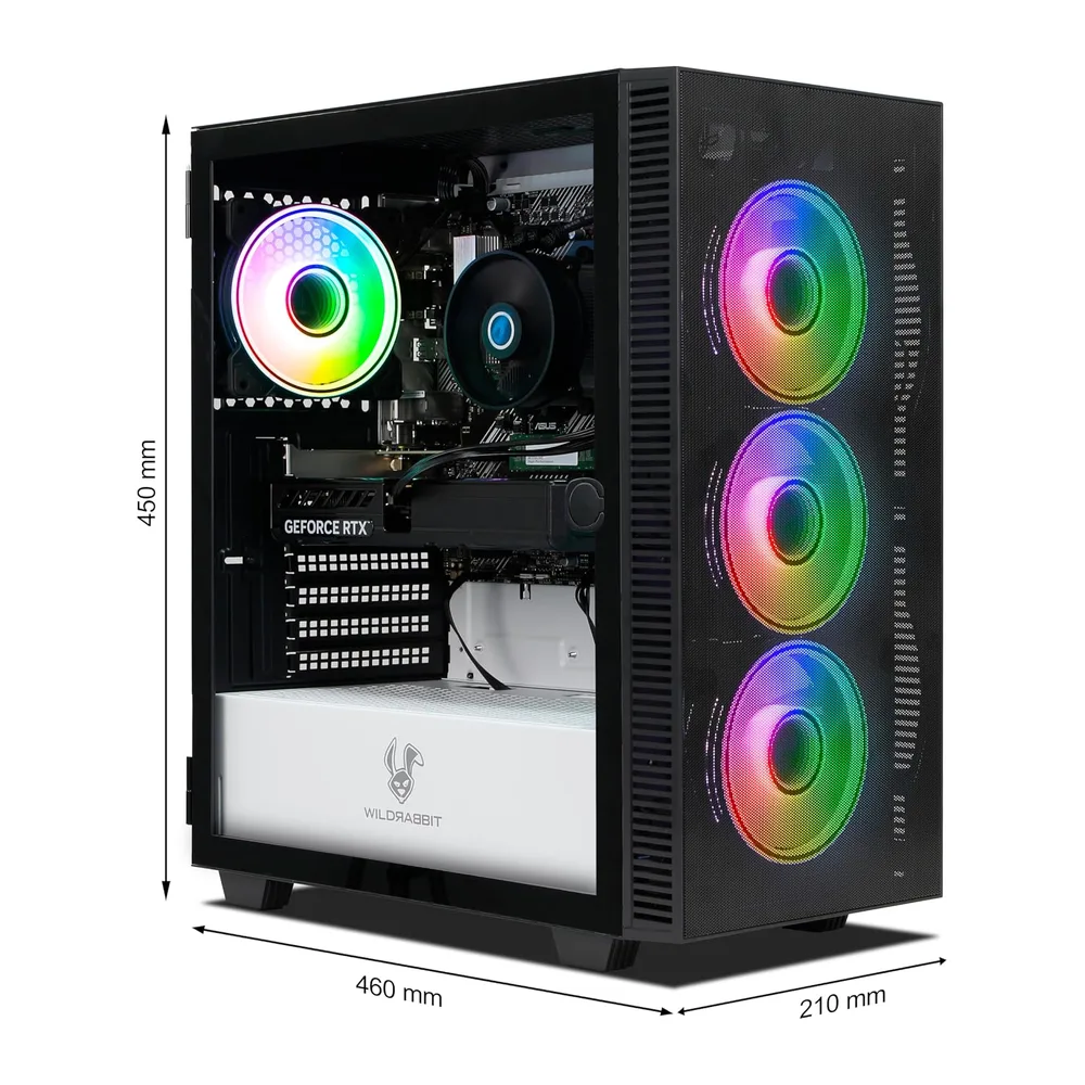 Ankermann Cryon Gaming V3 | AMD Ryzen 7 5700X | Nvidia GeForce RTX 5060 Ti 8GB | 16GB RAM | 1TB NVMe SSD | — 3