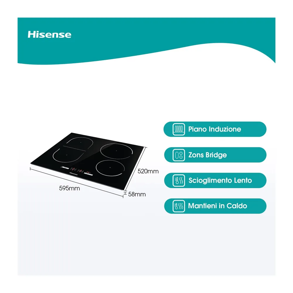 Hisense I6433C7- Piano Cottura a Induzione — 2