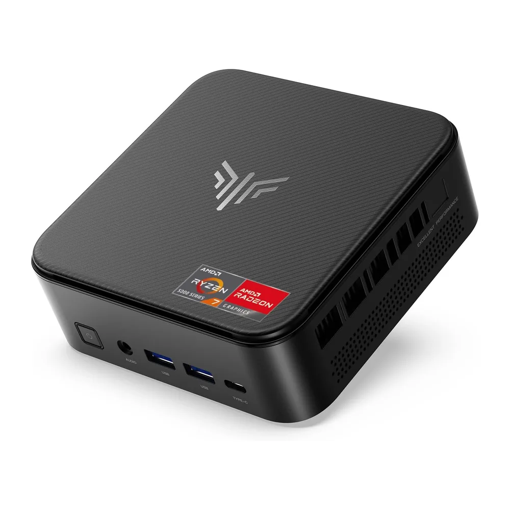 NiPoGi E3B Mini PC, AMD Ryzen 5 7430U(fino a 4.3GHz),16GB RAM 512GB SSD