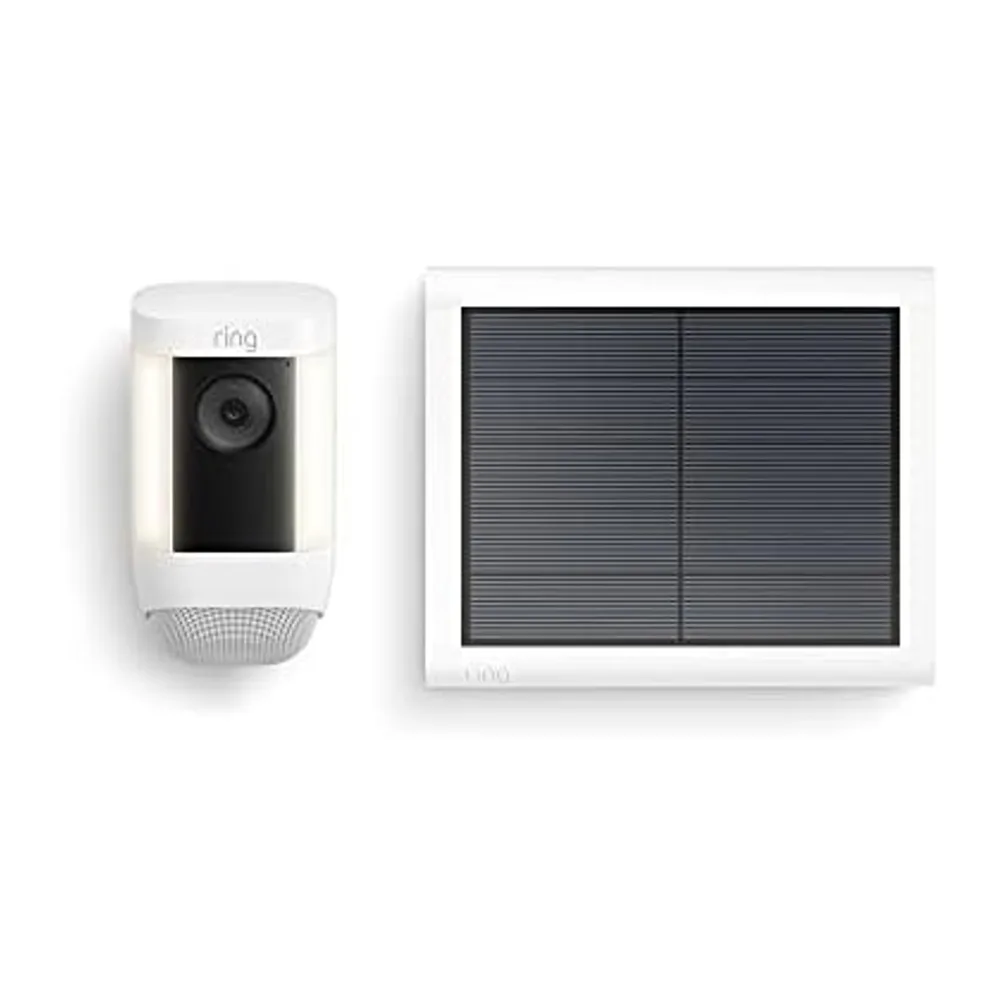 Ring videocamera Pro con faretti a energia solare (Spotlight Cam Pro Solar)|Video 2K — 2