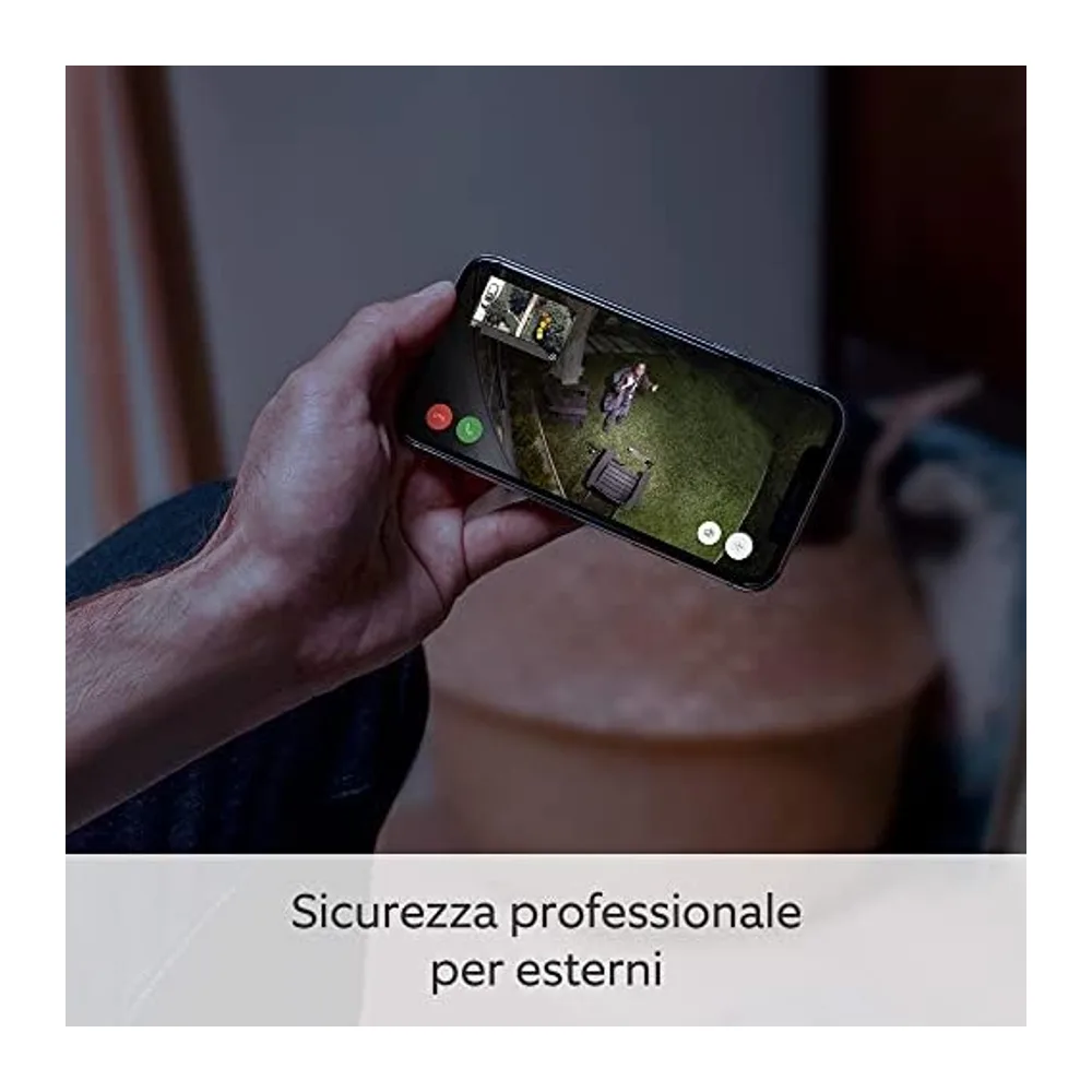 Ring videocamera Pro con faretti a energia solare (Spotlight Cam Pro Solar)|Video 2K — 3