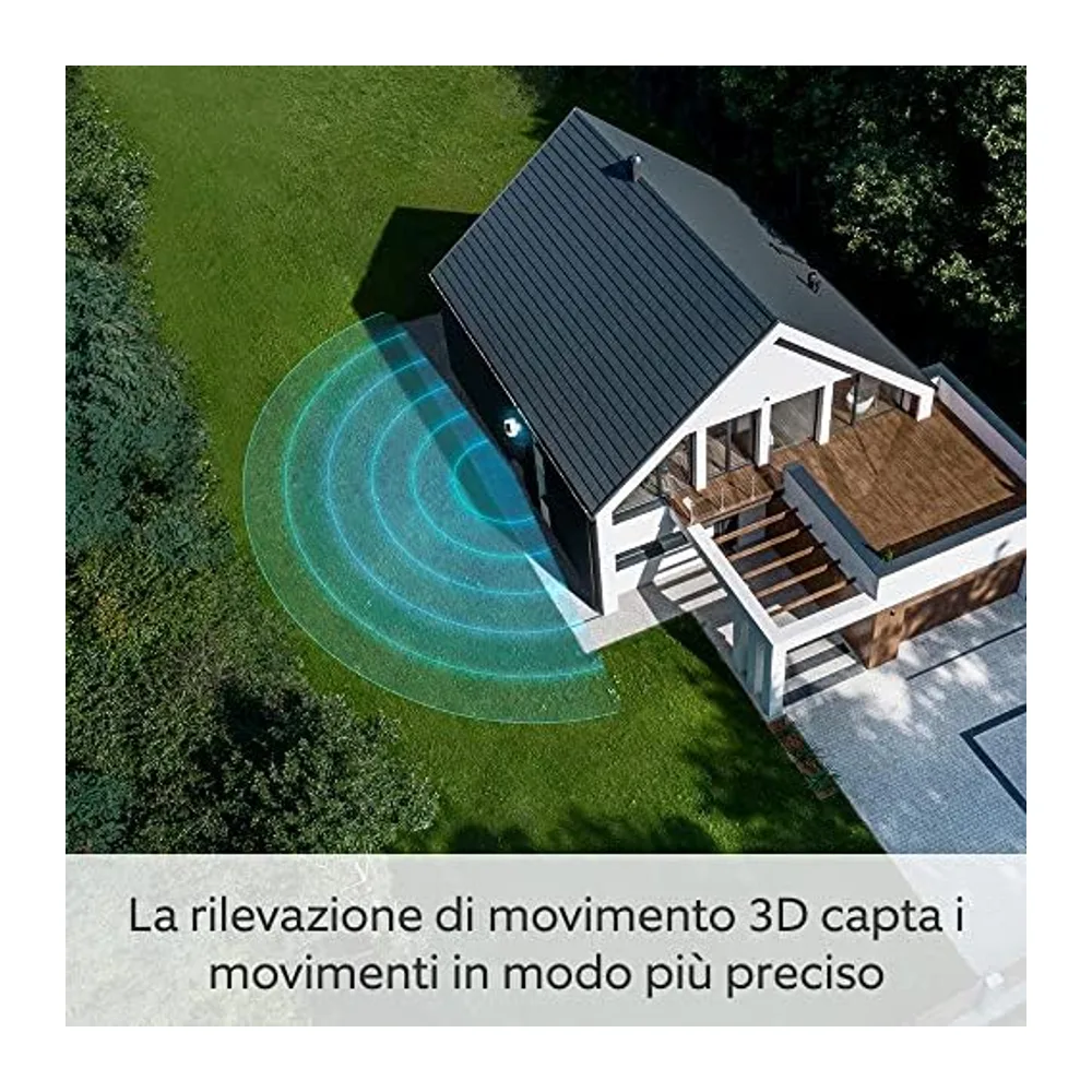 Ring videocamera Pro con faretti a energia solare (Spotlight Cam Pro Solar)|Video 2K — 5