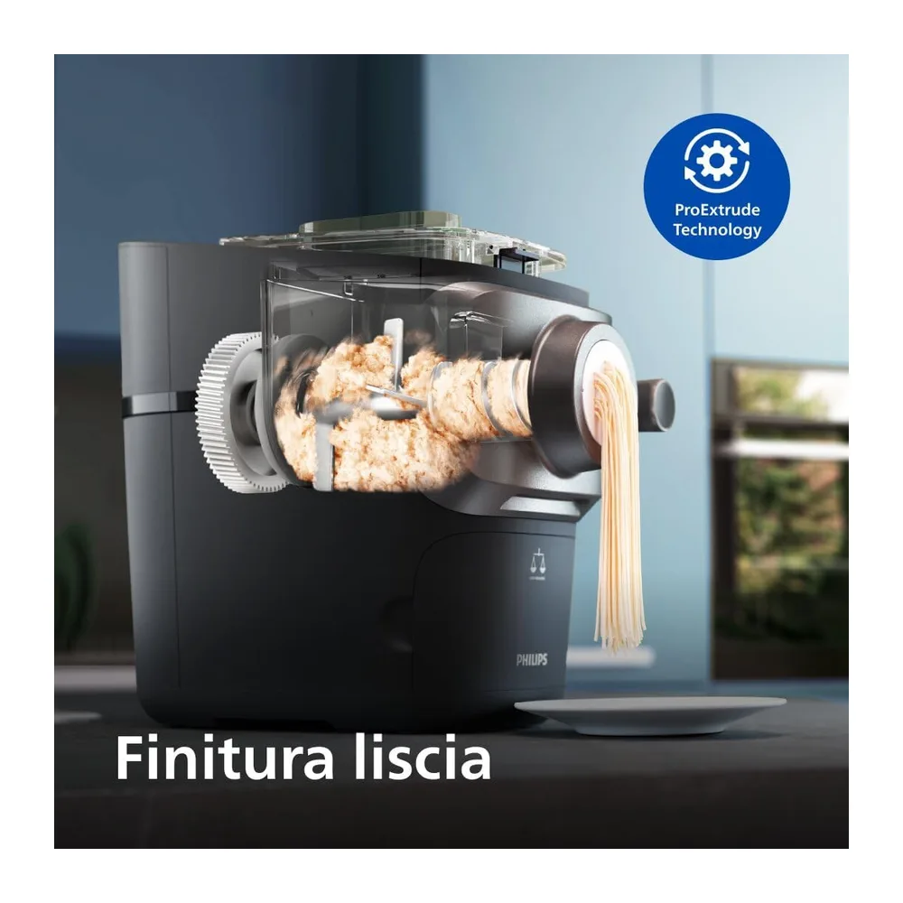 Philips Macchina per la Pasta 7000, tecnologia ProExtrude, 8 dischi, Nero — 4
