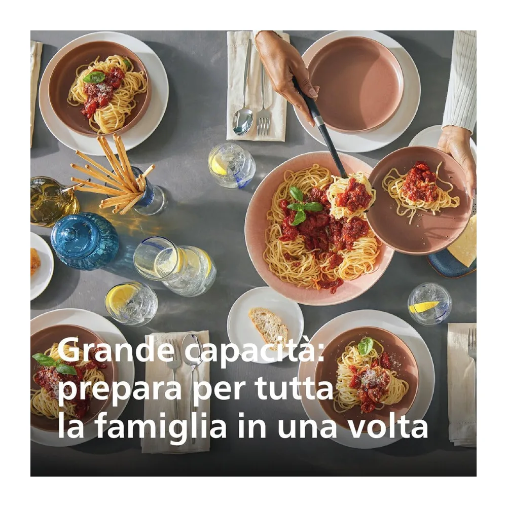 Philips Macchina per la Pasta 7000, tecnologia ProExtrude, 8 dischi, Nero — 6