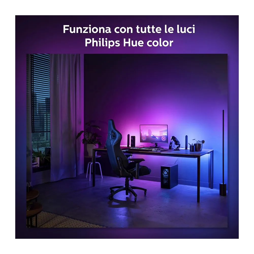 Philips Hue Play, Lightstrip Gradient per Pc, 32-34", 23W [Classe di efficienza energetica G] — 6