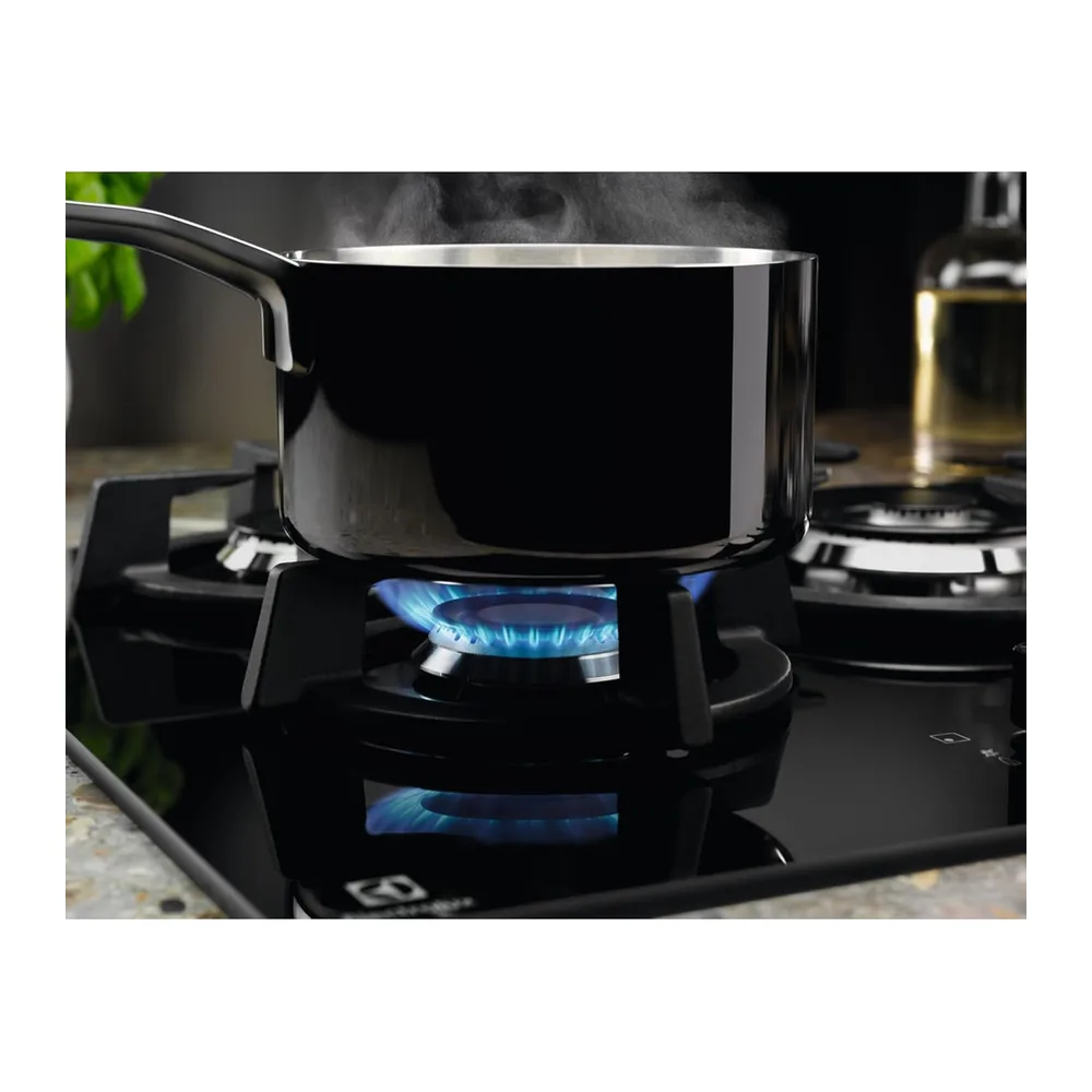 Electrolux EGG75372K Piano Cottura a Gas 75 cm 5 Fuochi Griglie in Ghisa — 2