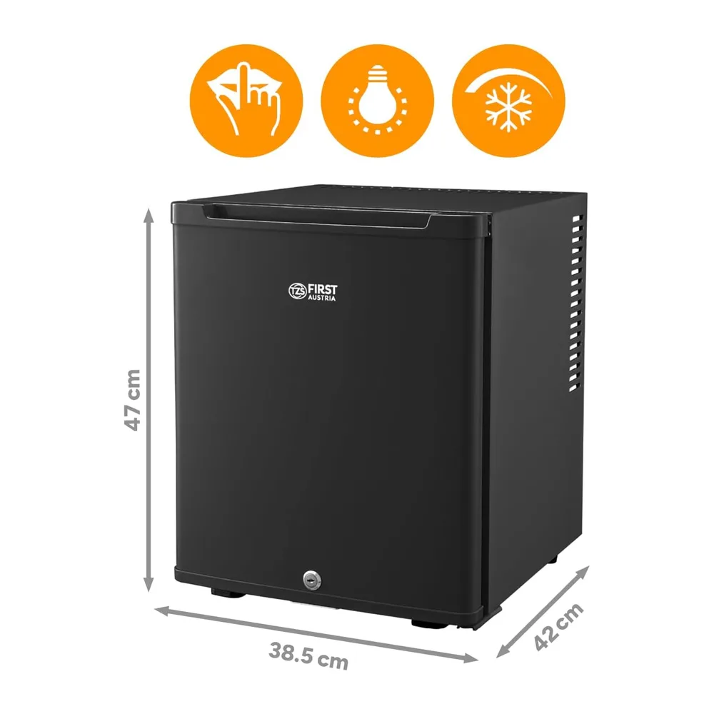 TZS First Austria - Mini Frigorifero 30L completamente silenzioso - Piccolo Minifrigo con porta reversibile e — 2