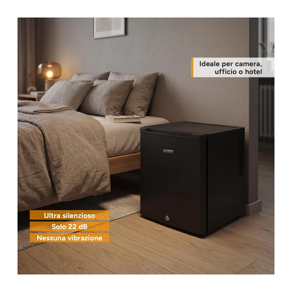 TZS First Austria - Mini Frigorifero 30L completamente silenzioso - Piccolo Minifrigo con porta reversibile e — 3