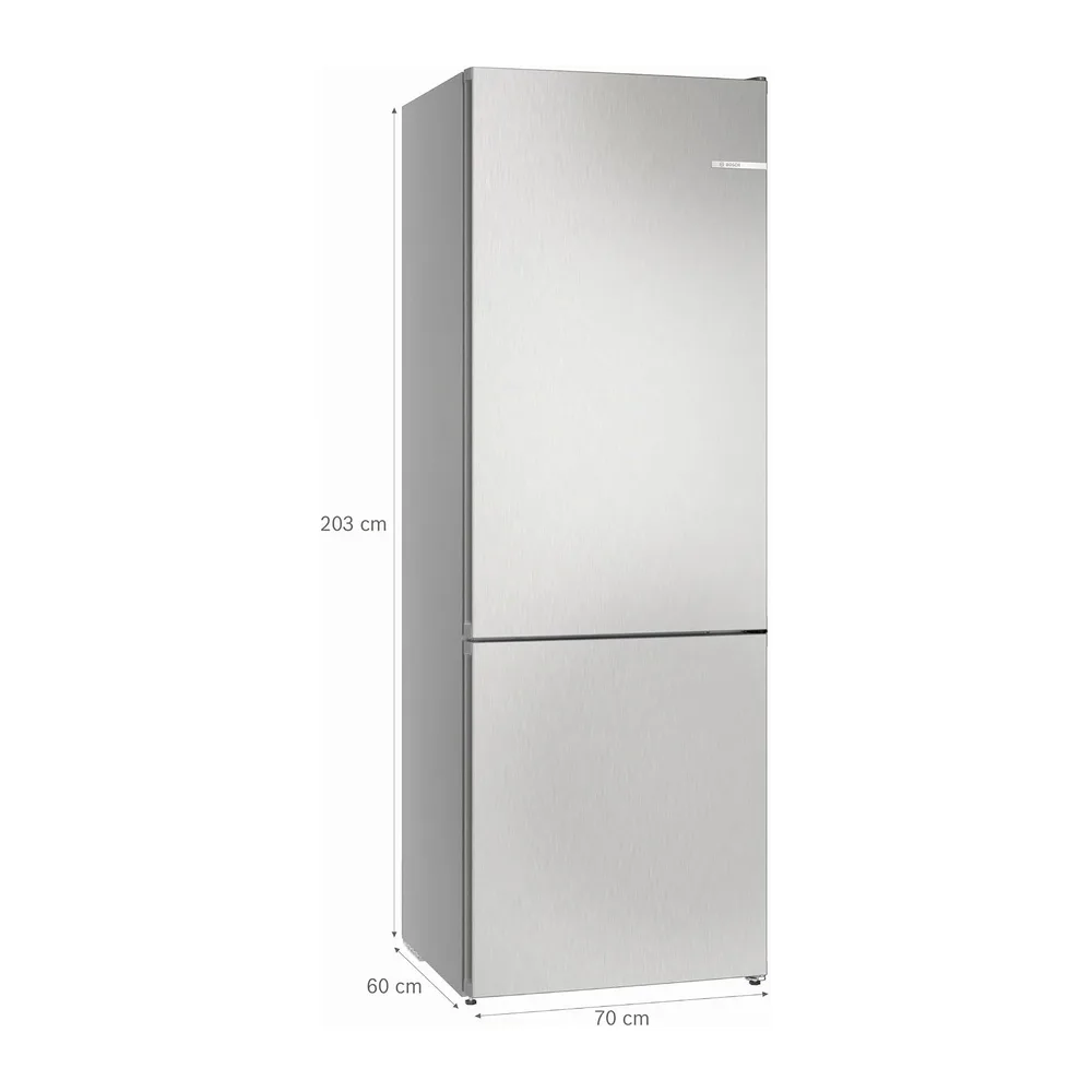 Bosch KGN492LDF Serie 4 Frigorifero Total No Frost 203 x 70 cm Acciaio [Classe di efficienza energetica D] — 2