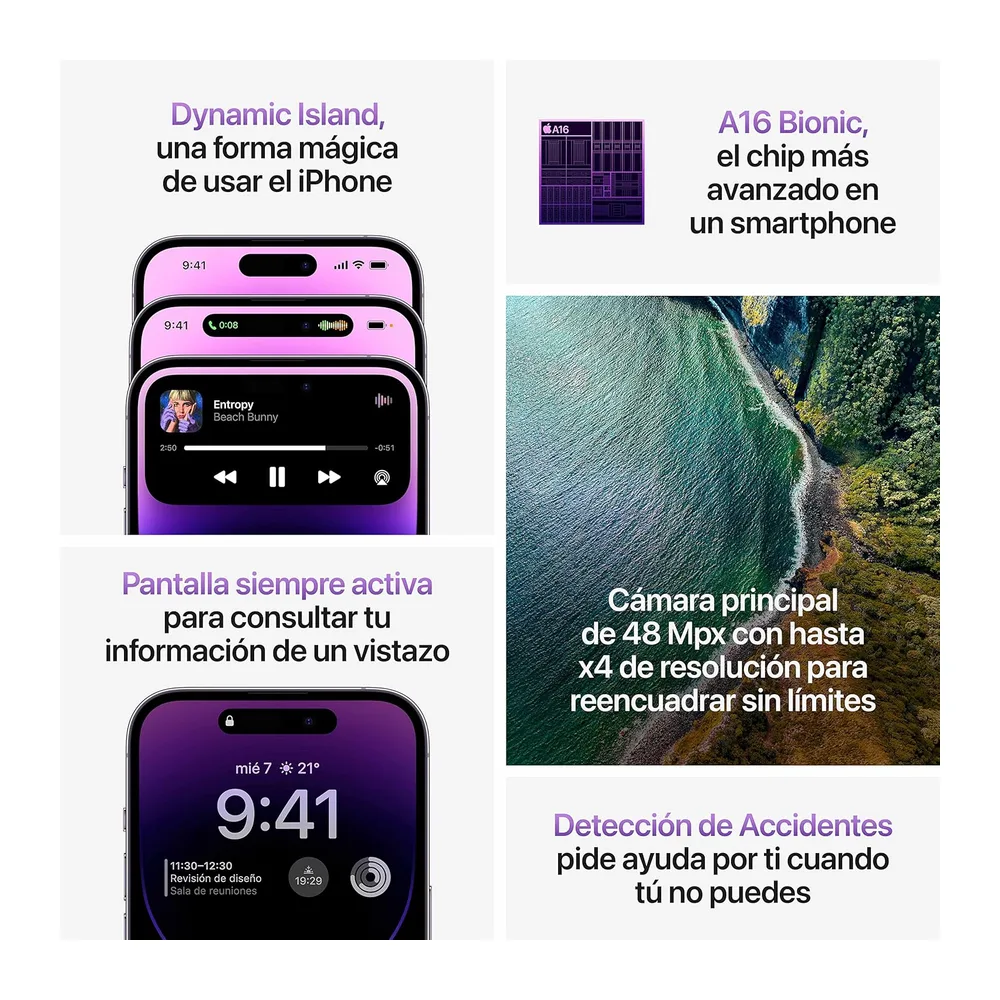 Apple iPhone 14 Pro Max 256GB - Viola (Ricondizionato) — 5