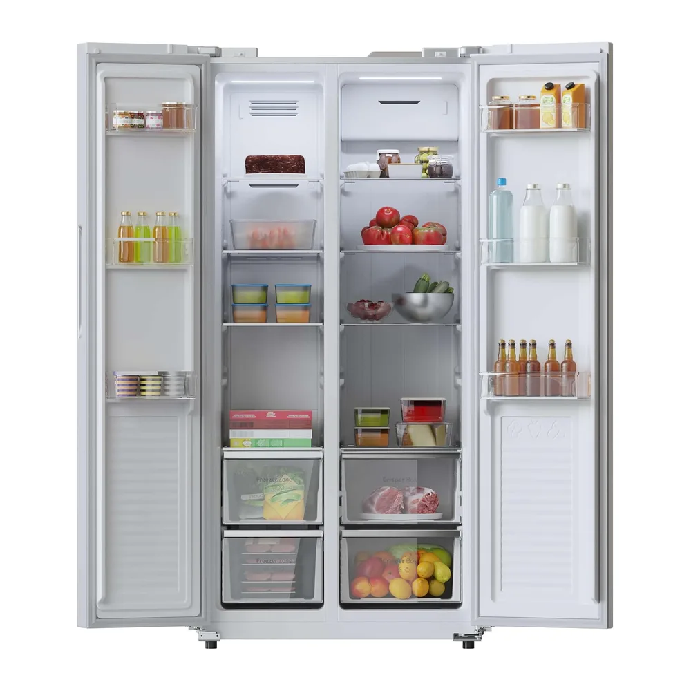 Cecotec Frigorífico Americano 2 Puertas Bolero CoolMarket SBS 430 Inox E. Side by Side de 430 L — 3
