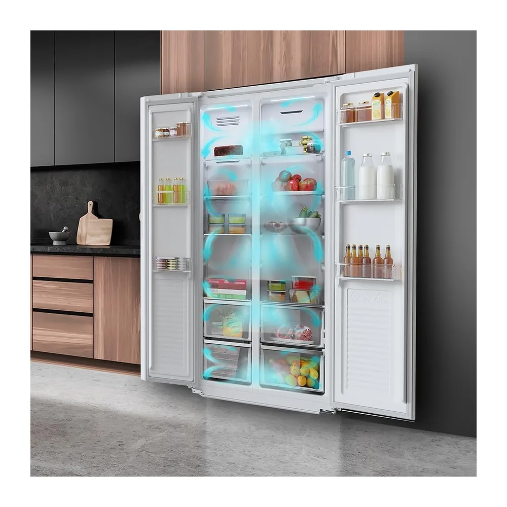 Cecotec Frigorífico Americano 2 Puertas Bolero CoolMarket SBS 430 Inox E. Side by Side de 430 L — 6