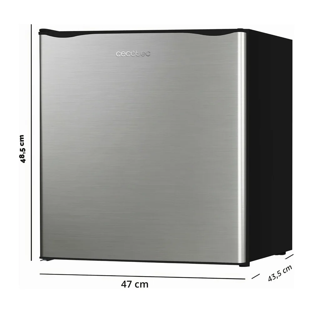 Cecotec Mini Frigoriferi - Frigorifero Minibar 46L GrandCooler 20000 SilentCompress Inox E. Altezza 48,7cm, — 2