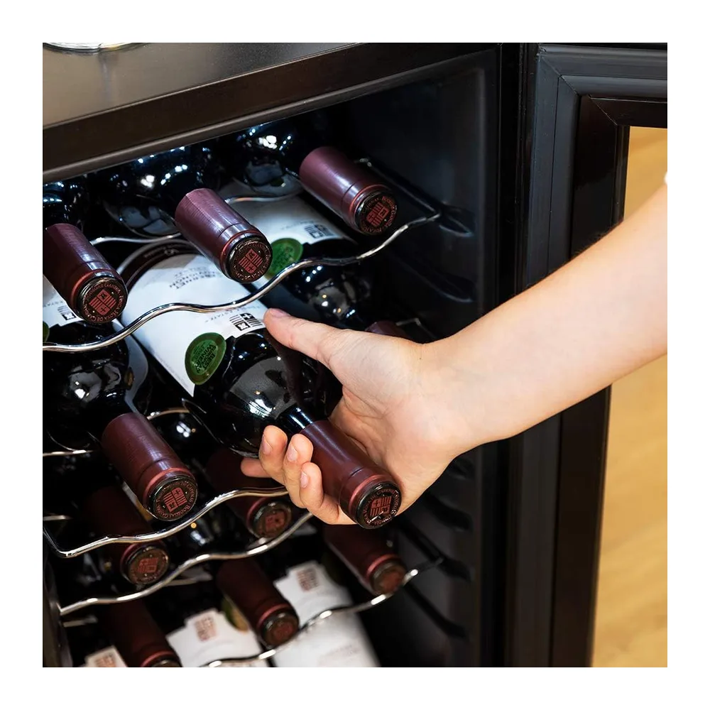 Cecotec Cantina Vino 15 bottiglie - Cantinetta Vino GrandSommelier 1550 Black Compressor. 15 bottiglie, — 3