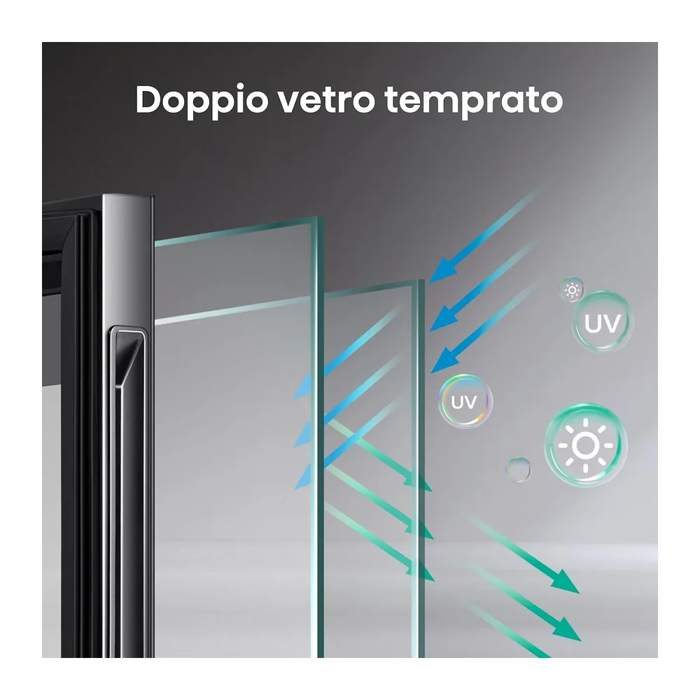 Hisense RW12D4NWG0 - Cantina Vino 30 bottiglie, Monotemperatura, Vetri Anti UV, Ripiani in Legno, Display — 6