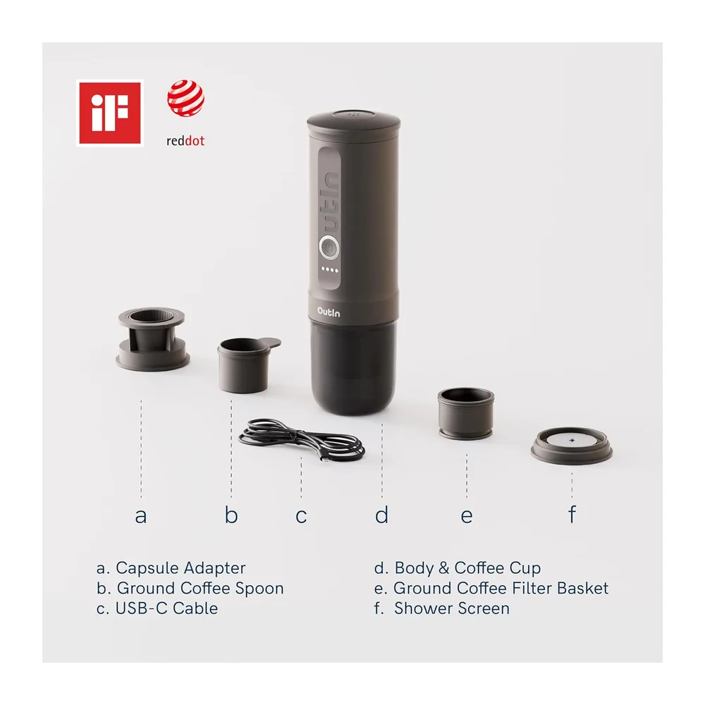 OutIn Nano Macchina da caffè espresso elettrica portatile — 2
