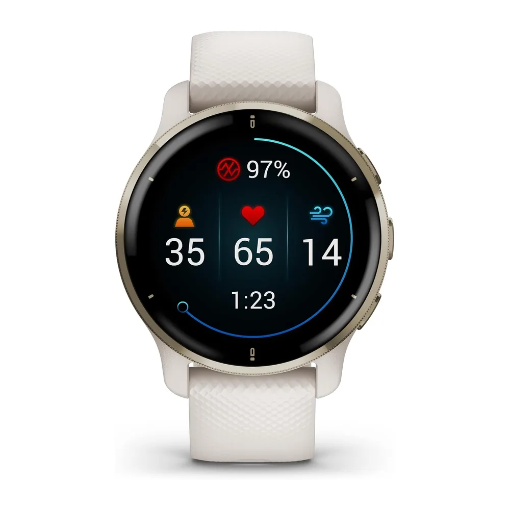Garmin Venu 2 Plus, Smartwatch AMOLED 1,3", Microfono e cassa, Musica, Pay, +25 App sport, GPS, Cardio, SpO2 — 5