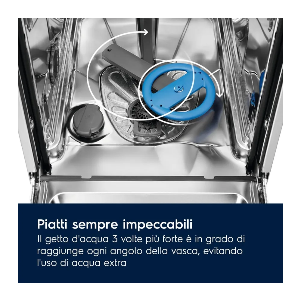 Electrolux LSV48400L Lavastoviglie Incasso Totale 14 Coperti SatelliteClean [Classe di efficienza energetica — 2