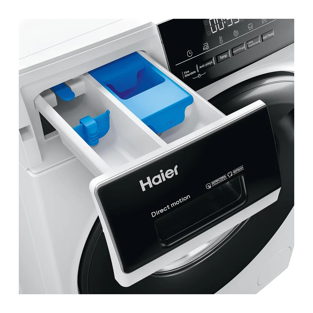 Haier I-Pro Serie 3 Lavatrice 9 Kg, Libera Installazione, Carica Frontale, Classe A, 1400 Giri, Motore Direct — 3