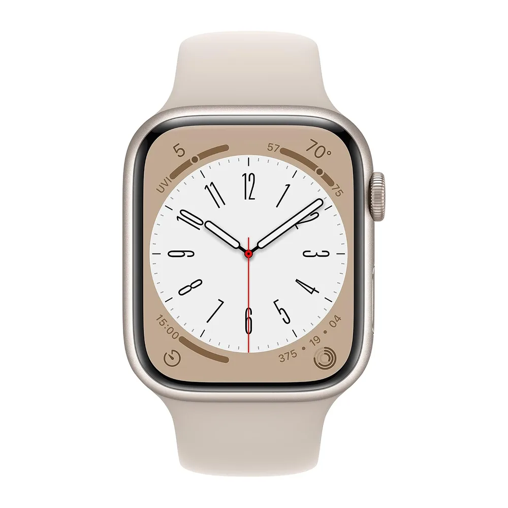 Apple Watch Series 8 (GPS, 45mm) - Case Galassia in Alluminio con Cinturino Sport Galassia, Regolare — 2