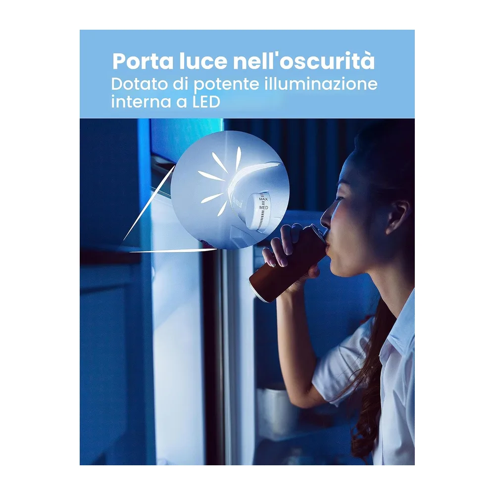 Comfee' Frigo Doppia Porta 200lt E Silver Rct284ds2 [Classe di efficienza energetica E] — 3