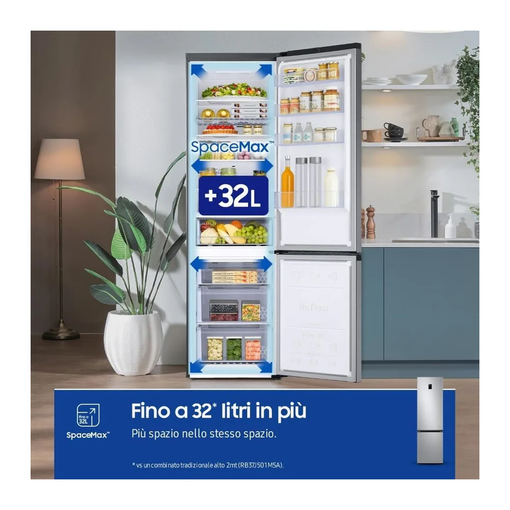 Samsung EcoFlex AI RB38C672CSA/EF Frigorifero Combinato — 4