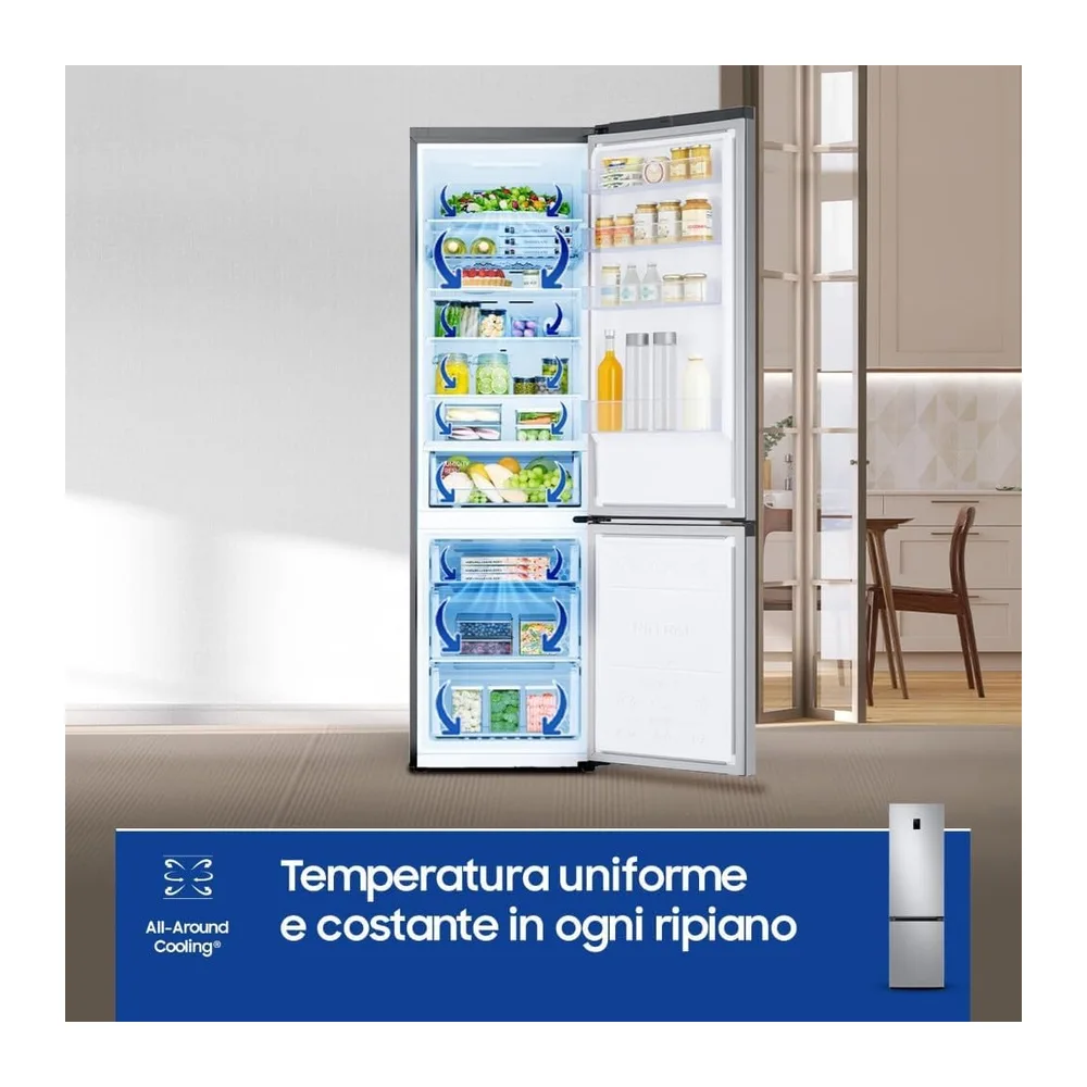 Samsung EcoFlex AI RB38C672CSA/EF Frigorifero Combinato — 6