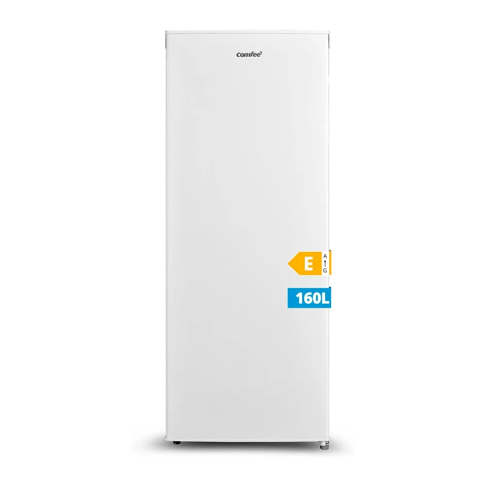 COMFEE' Congelatore Verticale a Cassetti Monoporta 160L con 5 Cassetti [Classe di efficienza energetica E]