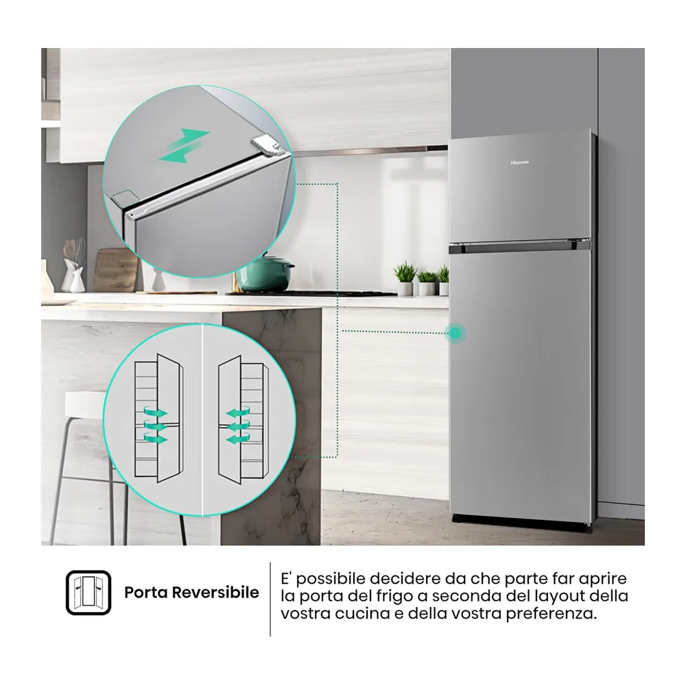 Hisense MTM55205SE Frigorifero Doppia Porta a Libera Installazione Modello 2022 — 4