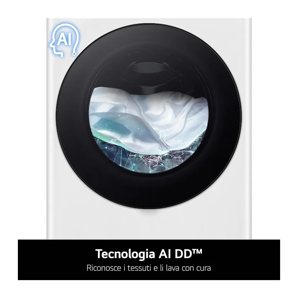 LG AI DD F4R709TAIDD Lavatrice 9kg Classe A -10% — 6