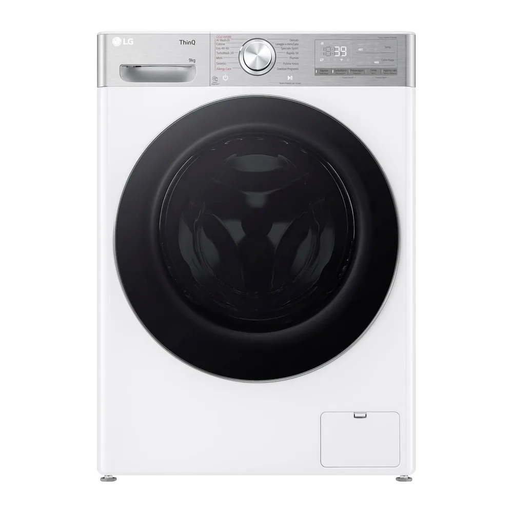 LG AI DD F4R9009TPWC Lavatrice 9kg Classe A -40% — 3