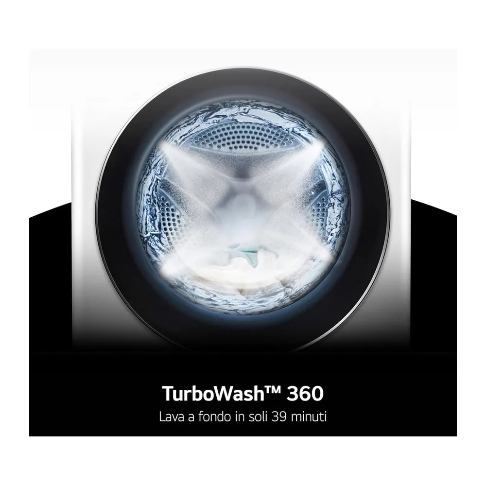LG AI DD F4R9009TPWC Lavatrice 9kg Classe A -40% — 6
