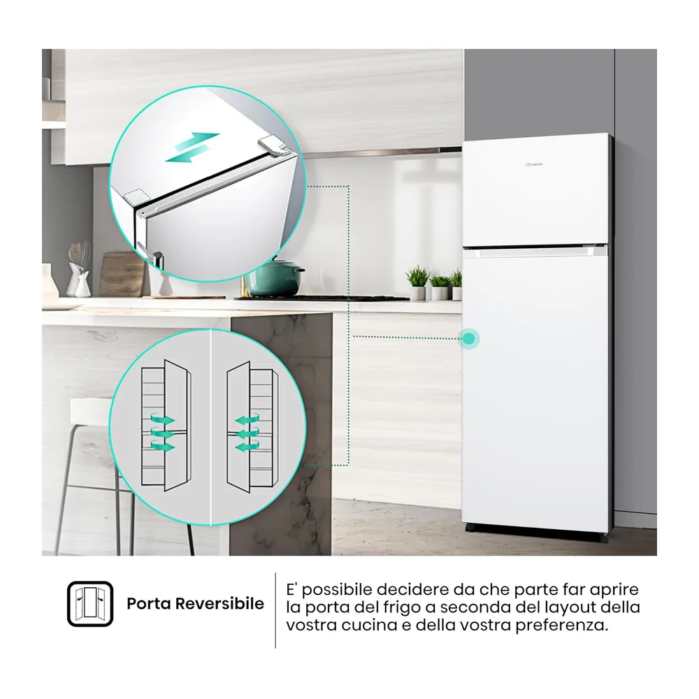 Hisense MTM55205E Frigorifero Doppia Porta a Libera Installazione Modello 2023 — 4