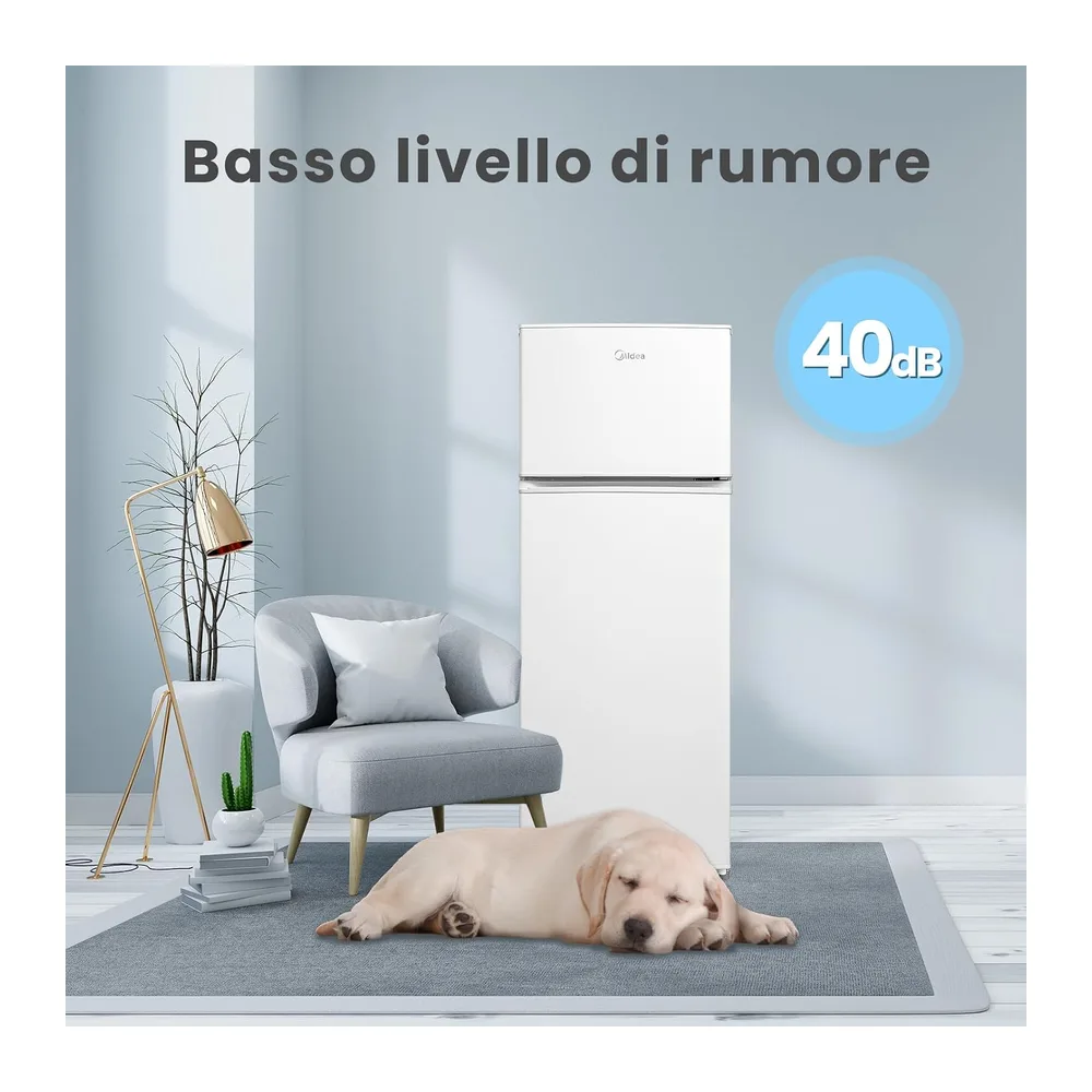 Midea 204L Frigo Doppia Porta, Compressore Inverter, MERT210FGE01 [Classe di efficienza energetica E] — 5