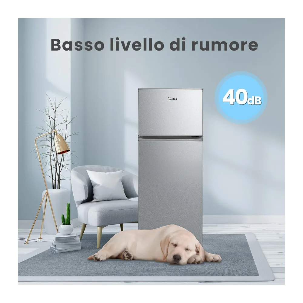 Midea 204L Frigo Doppia Porta, Compressore Inverter, MERT210FGE50 [Classe di efficienza energetica E] — 5